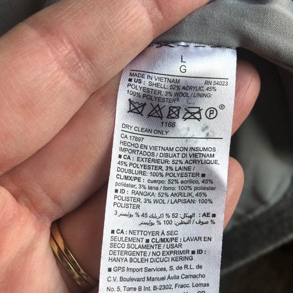 Old Navy Women's Gray Peacoat. NWOT - Picture 9 of 9